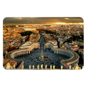 St Peter kvadrerar Vatican Magnet