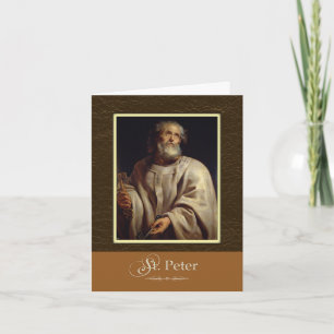 St Peter nycklar till kungariket, ber för oss Kort