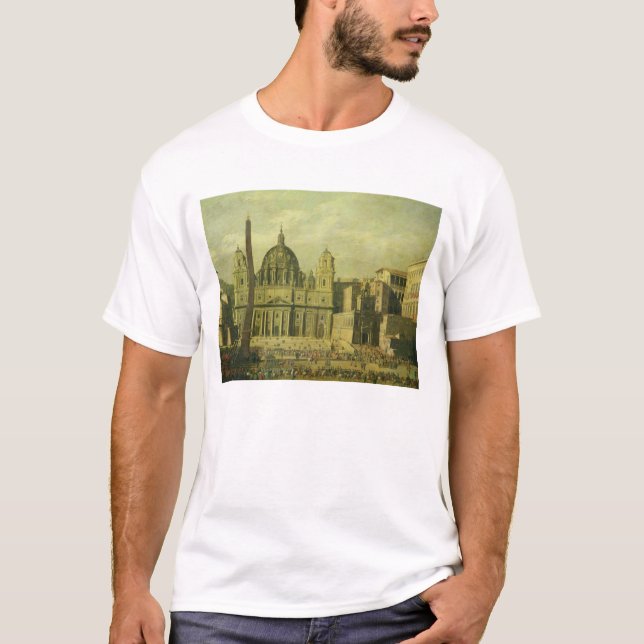 St Peter Rome, 1630 (olja på kanfas) Tee (Framsida)