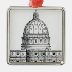 St Peter Rome Julgransprydnad Metall
