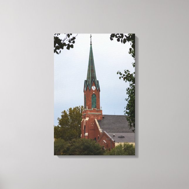 St Peter Steeple Canvastryck (Framsida)