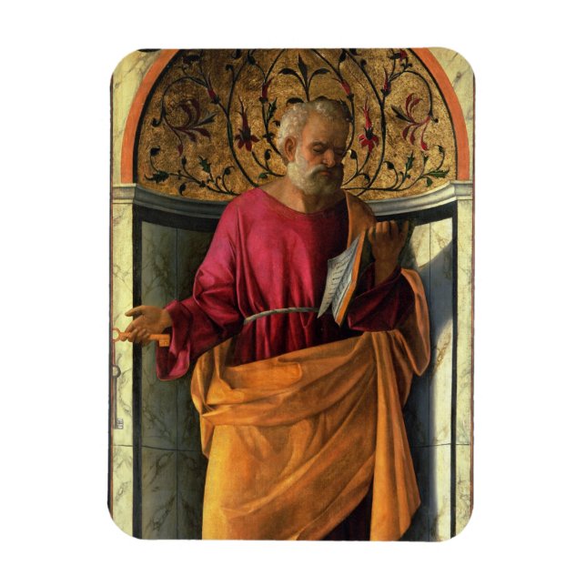 St. Peter (tempera on canvas) Magnet (Vertikal)