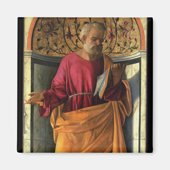 St. Peter (tempera on canvas) Magnet (Framsidan)