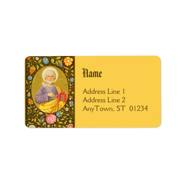 St. Peter the Apostle (PM 07) FB Lägg till etikett Adressetikett (Framsidan)