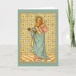 St. Peter the Apostle (RLS 14) Blank Greeting Card Kort