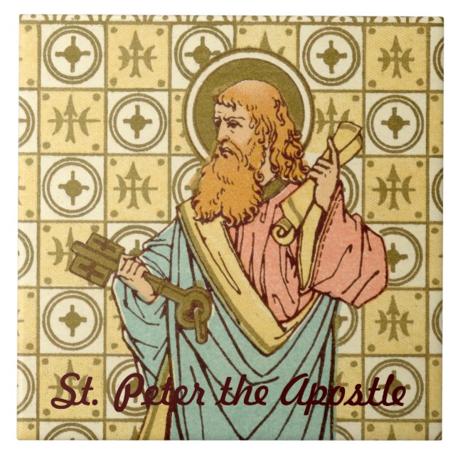 St. Peter the Apostle (RLS 14) Kakelplatta (Framsidan)