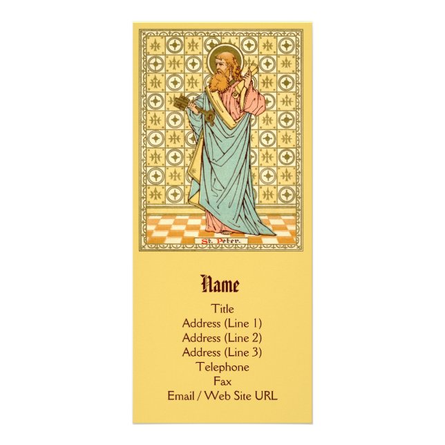 St. Peter the Apostle (RLS 14) (Stil 1) Reklamkort (Framsidan)