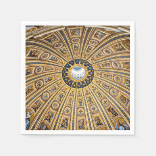 St. Peter's Basilica Dome - Vatican, Rom, Italien Pappersservett