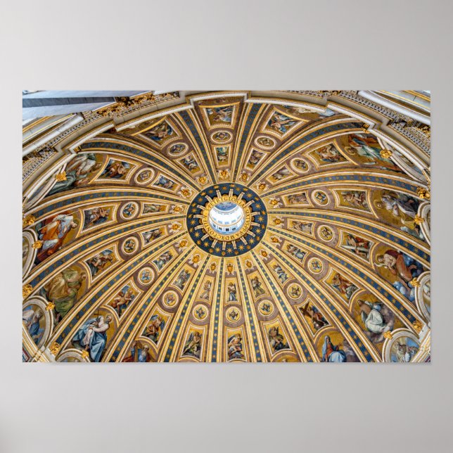 St. Peter's Basilica Dome - Vatican, Rome, Italy Poster (Framsidan)