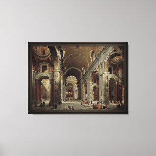 St. Peter's Basilica i Vatikanen Canvastryck