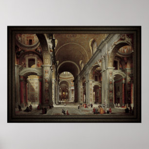 St. Peter's Basilica i Vatikanen Poster