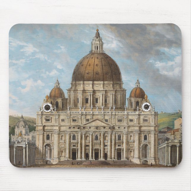 St Peter's Basilica i Vatikanstaten Musmatta (Framsidan)