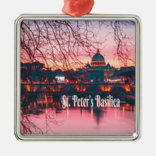 St. Peter's Basilica, Rom, Italien Julgransprydnad Metall