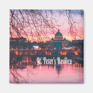 St. Peter's Basilica, Rom, Italien Magnet