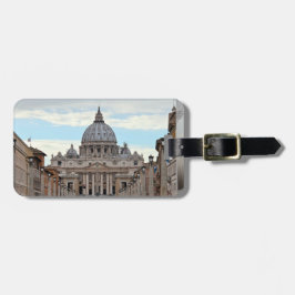 St. Peter's Basilica Vatican City Luggage Tag Bagagebricka