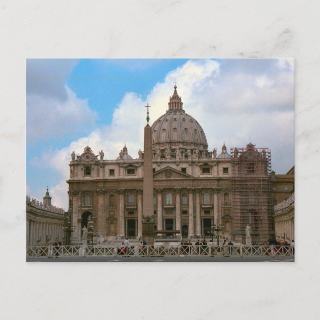 St Peter's Basilica, Vatican Vykort (Framsida)