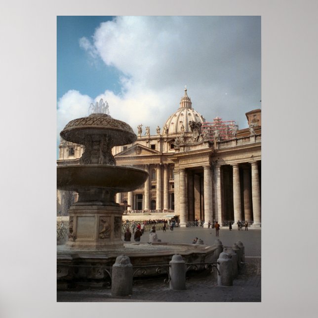 St Peter's Basilica, Vatikanen, Rom Poster (Framsidan)