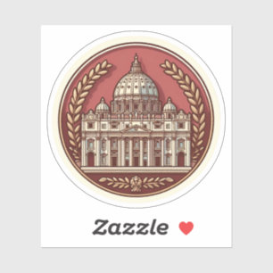 St. Peter's Basilica (Vatikanstaten) Klistermärken