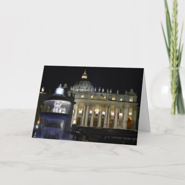 St. Peter's Basilica, Vatikanstaten - kort (Framsida)