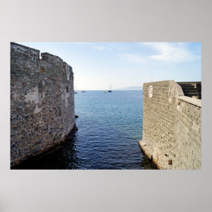 St Peter's castle i Bodrum, Turkiye Poster