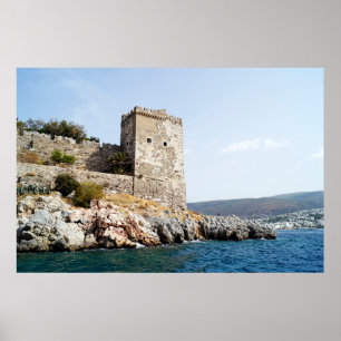 St Peter's castle i Bodrum, Turkiye Poster