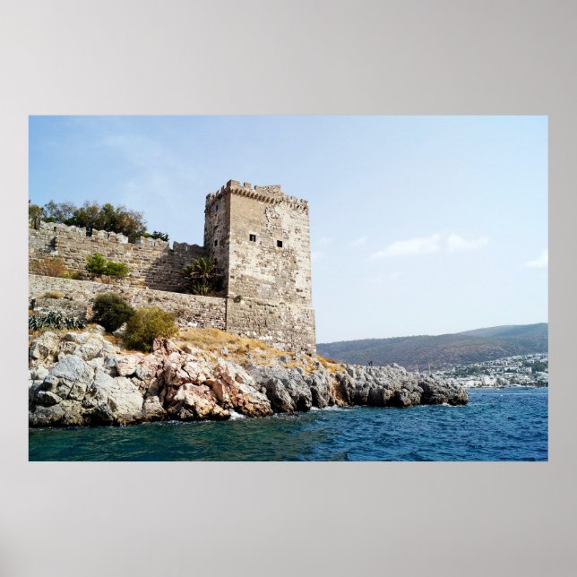 St Peter's castle i Bodrum, Turkiye Poster (Framsidan)