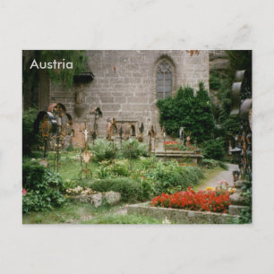 St. Peter's Cemetery, Salzburg, Österrike Vykort