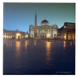 St Peters kvadrerar, Rome, italien Kakelplatta