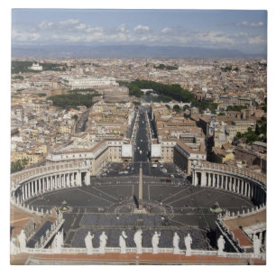 St Peters kvadrerar, Rome Kakelplatta