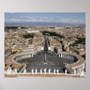 St Peters kvadrerar, Rome Poster