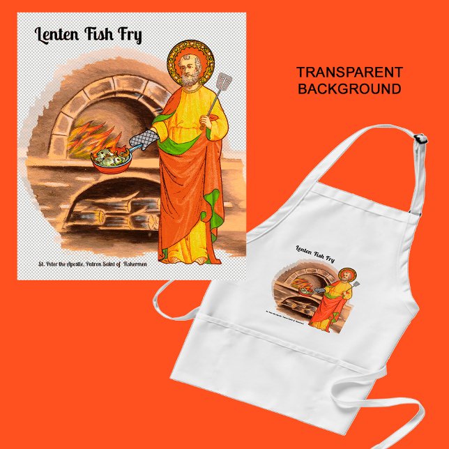 St. Peter's Lenten Fish Fry Apron Förkläde (Skapare uppladdad)