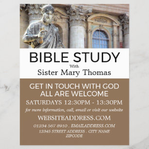 St. Peter's Square, Christian Bible Class Advert Reklamblad