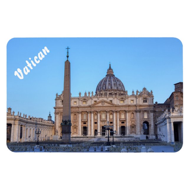 St. Peter's Square i Vatikanstaten - Rom, Italien Magnet (Horisontell)