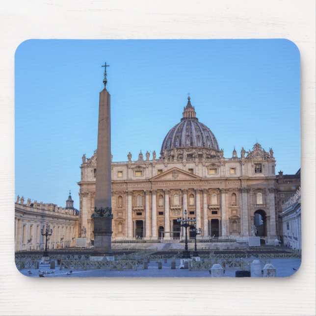 St. Peter's Square i Vatikanstaten - Rom, Italien Musmatta (Framsidan)
