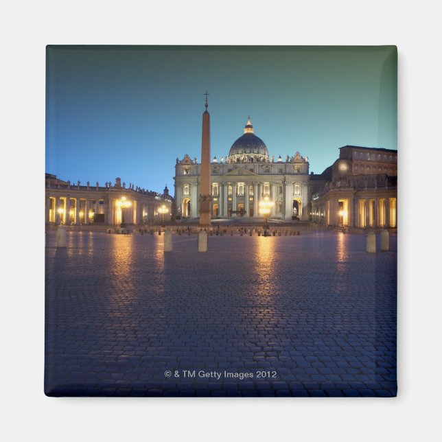 St Peters Square, Rom, Italien Magnet (Framsidan)