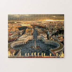 St Peter's Square Vatican Pussel