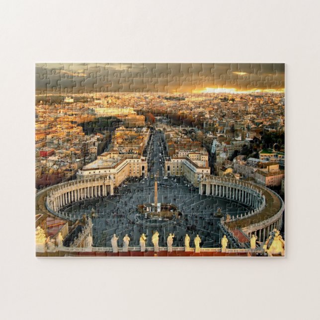St Peter's Square Vatican Pussel (Horisontell)