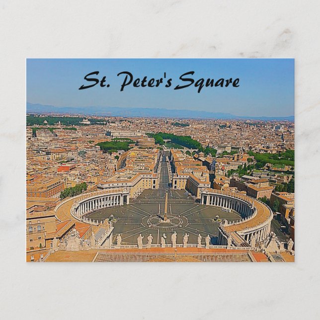 St. Peter's Square Vykort (Framsida)