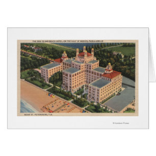 St Petersburg Florida - antenn av Hälsningskort