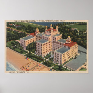 St Petersburg Florida - antenn av Poster