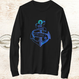 St Petersburg Florida Blue Kedge Anchor T-Shirt