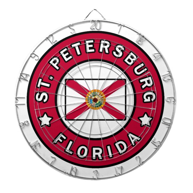 St. Petersburg Florida Darttavla (Framsidan)