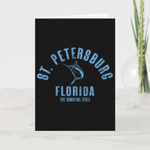 St. Petersburg Florida Fl Retro Vintage Strand Fro Kort