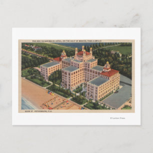 St. Petersburg, Florida - Flygbild av Don Ce-Sar Vykort