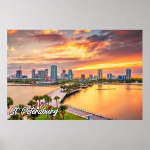 St. Petersburg, Florida, Förenade Stater Poster