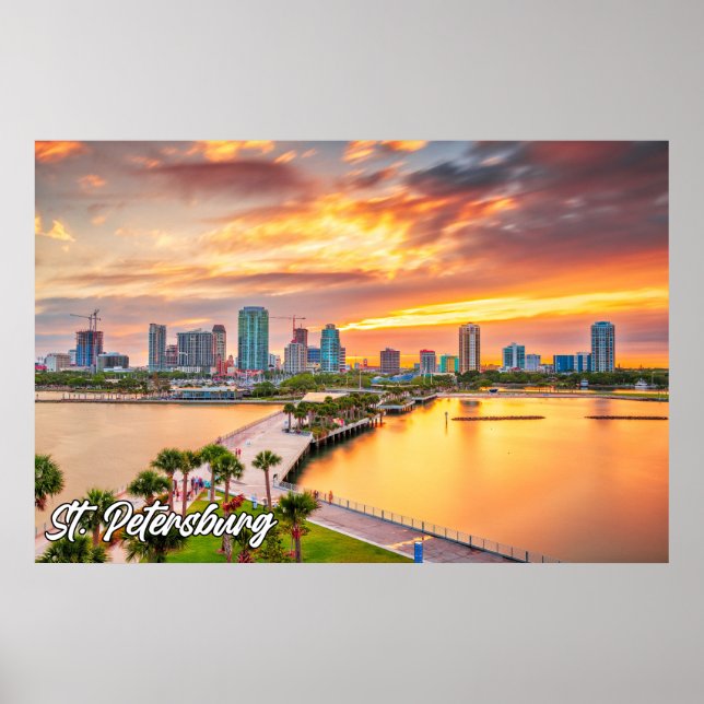St. Petersburg, Florida, Förenade Stater Poster (Framsidan)