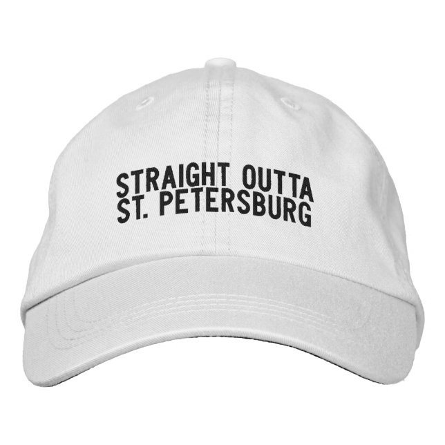 St Petersburg Florida Hatt Broderad Keps (Framsida)