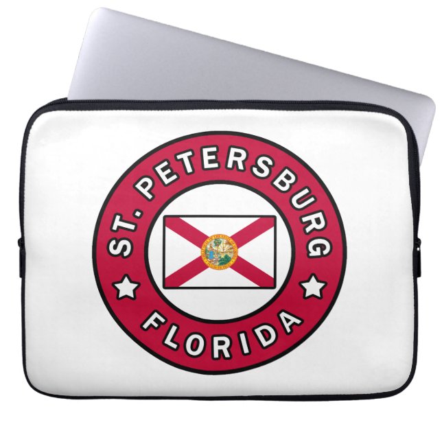 St. Petersburg Florida Laptop Fodral (Framsidan)