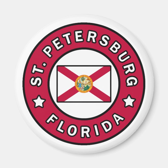 St. Petersburg Florida Magnet (Framsidan)