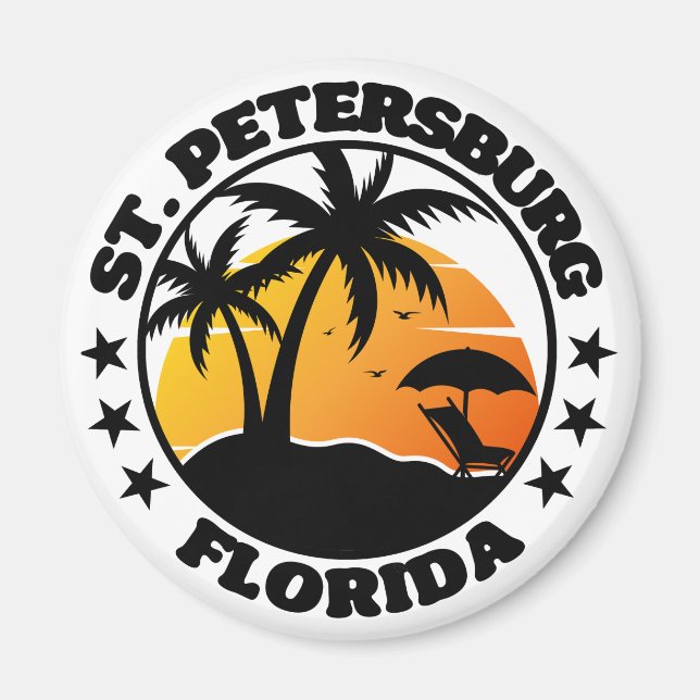 St. Petersburg,Florida Magnet (Framsidan)